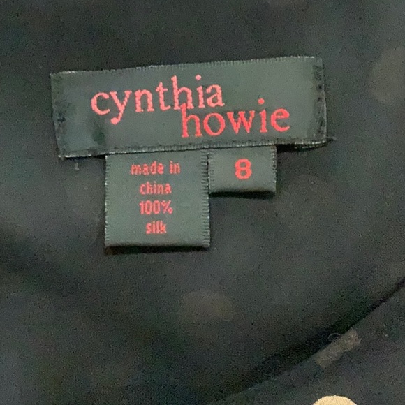 Sleeveless Silk Polka Dot Dress - Picture 6 of 6